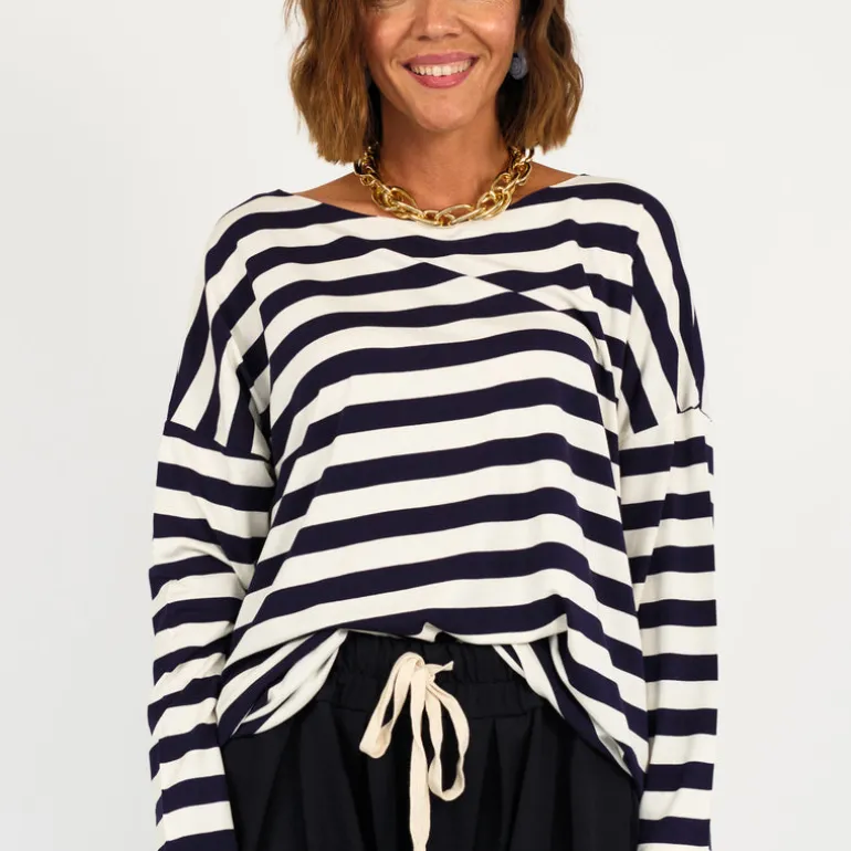T-shirt over taglio laser Maxi riga