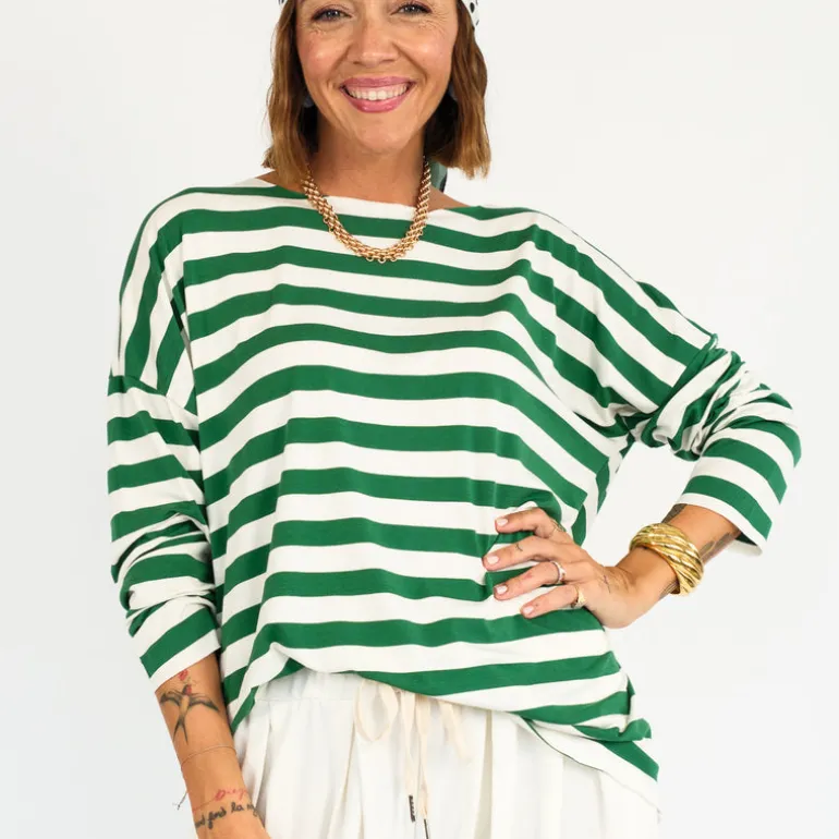 T-shirt over taglio laser Maxi riga