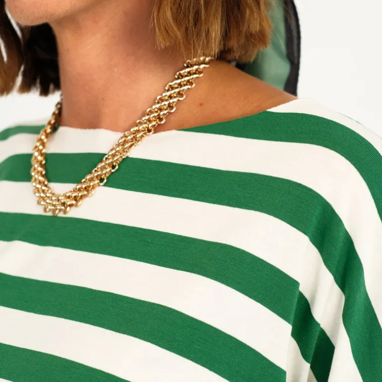 T-shirt over taglio laser Maxi riga