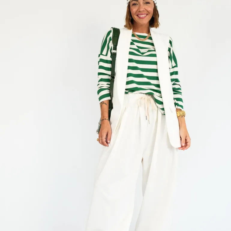 T-shirt over taglio laser Maxi riga